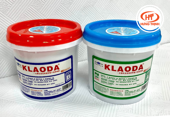 Keo dán đá AB Klaoda là dòng keo chuyên dụng trong thi công đá