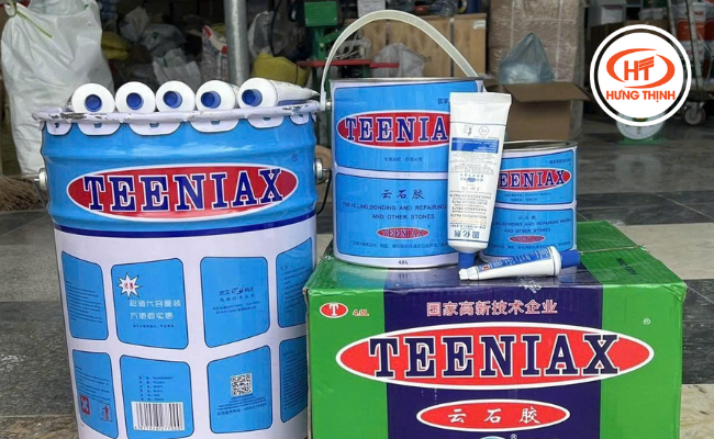 Keo dán đá Teeniax 0.8L là sản phẩm chuyên dụng giúp kết dính đá tự nhiên
