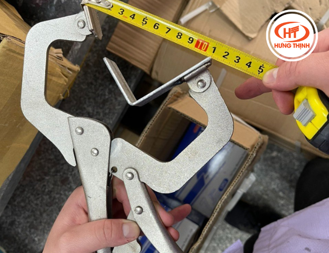 Kẹp chữ C có cấu tạo gồm 3 phần