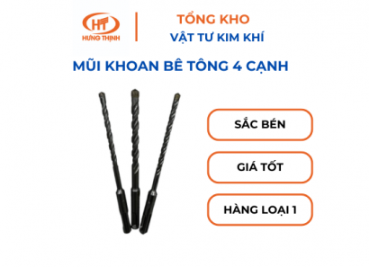 Mũi Khoan bê tông 4 cạnh